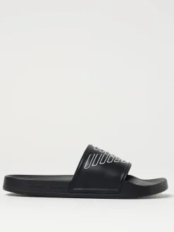 Sliders Emporio Armani Swimwear in pelle sintetica