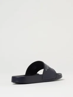 Sliders Emporio Armani Swimwear in pelle sintetica