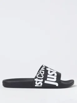 Sliders Just Cavalli in gomma con stampa logo