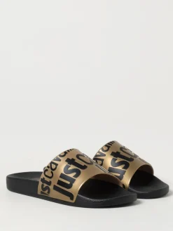 Sliders Just Cavalli in gomma con stampa logo