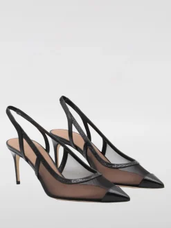 Slingback Aubrey Malone Souliers in pelle e nylon a rete