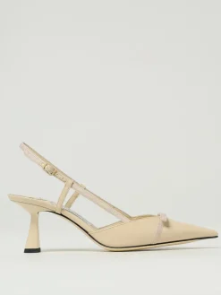 Slingback Camila Jimmy Choo in vernice con fiocco