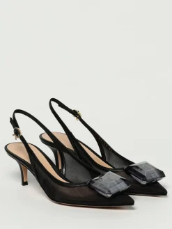 Slingback Gianvito Rossi in nylon a rete