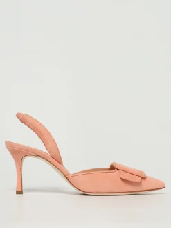 Slingback May Manolo Blahnik in camoscio