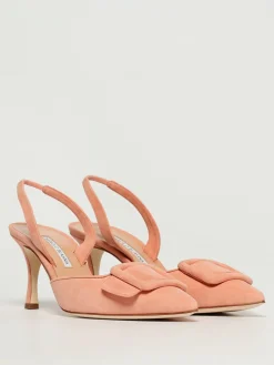 Slingback May Manolo Blahnik in camoscio