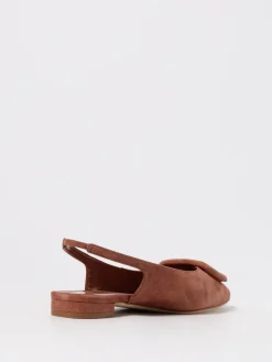 Slingback Maylura Manolo Blahnik in camoscio con fibbia decorativa