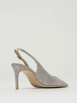 Slingback Power Stuart Weitzman in tessuto lamè