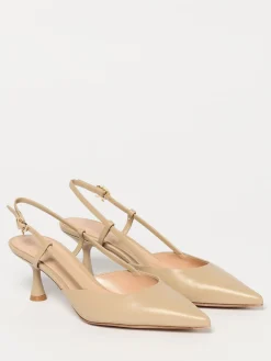 Slingback Santoni in pelle