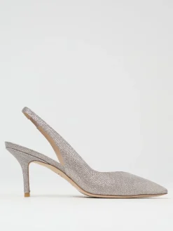 Slingback Stuart Weitzman in tessuto lamè