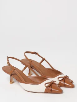 Slingback Stuart Weitzman in canvas e nappa
