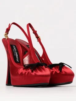 Slingback Vally Dolce & Gabbana in raso