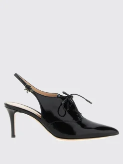 Slingback Veronica Gianvito Rossi in pelle spazzolata