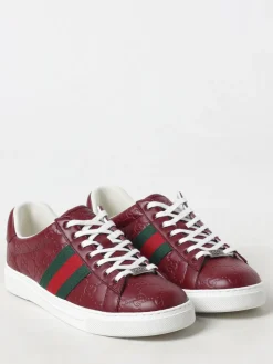 Sneakers Ace Gucci in pelle con monogram GG