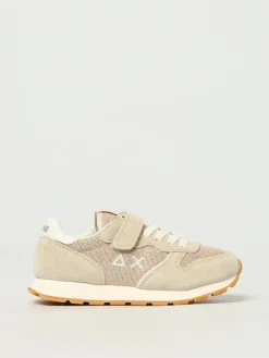 Sneakers Ally SUN68 in camoscio e nylon