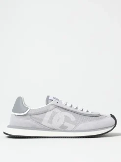 Sneakers Aria Dolce & Gabbana in camoscio e mesh