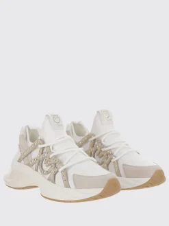 Sneakers Ariel 28 Pinko in pelle con strass