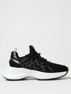 Sneakers Ariel Pinko in pelle e mesh con strass