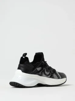 Sneakers Ariel Pinko in pelle e neoprene con strass