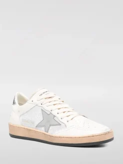 Sneakers Ball Star Golden Goose in nappa a grana e glitter used