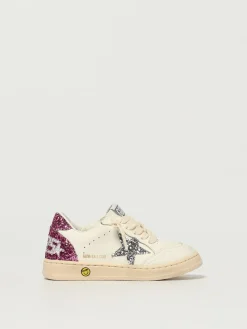 Sneakers Ball Star Golden Goose in pelle e glitter used