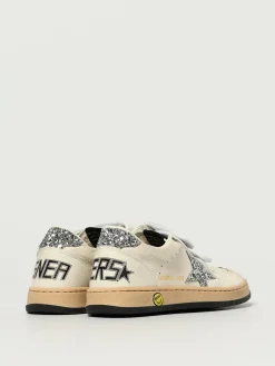 Sneakers Ball Star Golden Goose in pelle a grana used e glitter