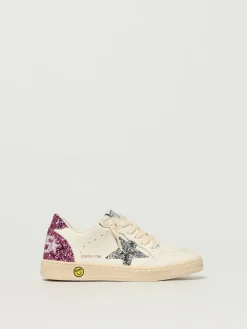 Sneakers Ball Star Golden Goose in pelle e glitter
