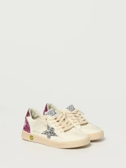 Sneakers Ball Star Golden Goose in pelle e glitter