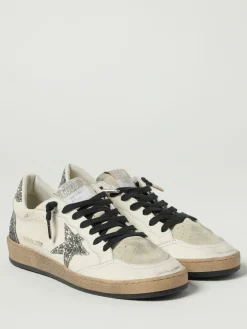 Sneakers Ballstar Golden Goose in pelle e glitter used