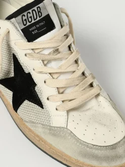 Sneakers Ballstar Golden Goose in pelle e mesh used