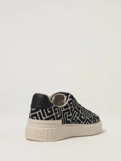 Sneakers B-Court Balmain in canvas jacquard
