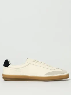 Sneakers Beckham x Boss in pelle con finiture in camoscio