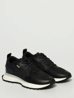 Sneakers Boss in mesh e gomma