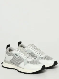 Sneakers Boss in mesh e gomma