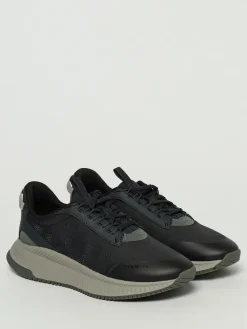 Sneakers Boss in mesh e gomma