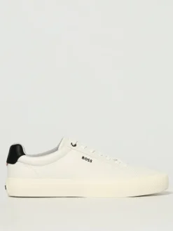 Sneakers Boss in pelle sintetica a grana