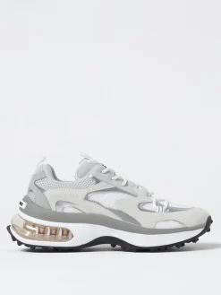 Sneakers Bubble Dsquared2 in camoscio e mesh