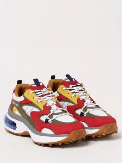 Sneakers Bubble Dsquared2 in pelle e mesh