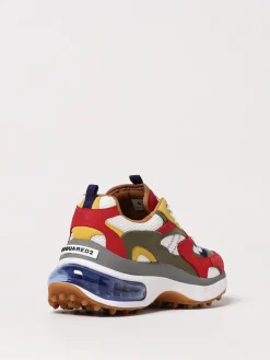 Sneakers Bubble Dsquared2 in pelle e mesh