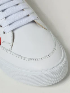 Sneakers Burberry in pelle e canvas check