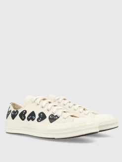 Sneakers Comme Des Garçons Play x Converse in canvas di cotone