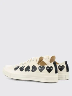 Sneakers Comme Des Garçons Play x Converse in canvas di cotone