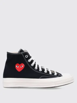 Sneakers Comme Des Garçons Play x Converse in canvas di cotone