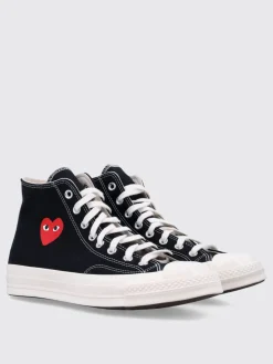 Sneakers Comme Des Garçons Play x Converse in canvas di cotone