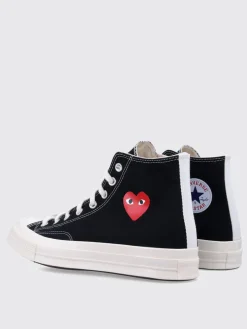 Sneakers Comme Des Garçons Play x Converse in canvas di cotone