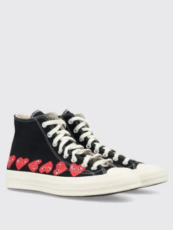 Sneakers Comme Des Garçons Play x Converse in canvas di cotone