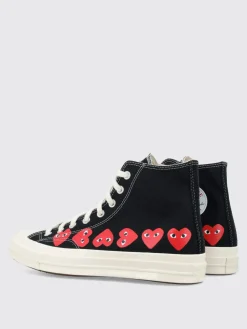 Sneakers Comme Des Garçons Play x Converse in canvas di cotone