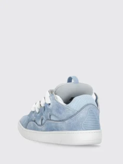 Sneakers Curb Lanvin in denim e mesh