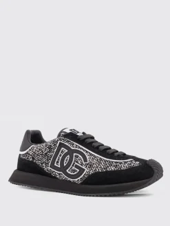 Sneakers Cushion Dolce & Gabbana in tweed e camoscio
