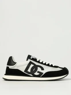 Sneakers Cushion Dolce & Gabbana in camoscio e mesh