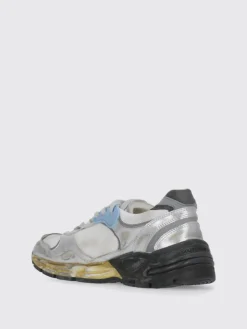 Sneakers Dad Star Golden Goose in pelle laminata e mesh used